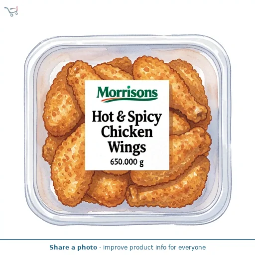 Morrisons Hot & Spicy Chicken Wings 650g