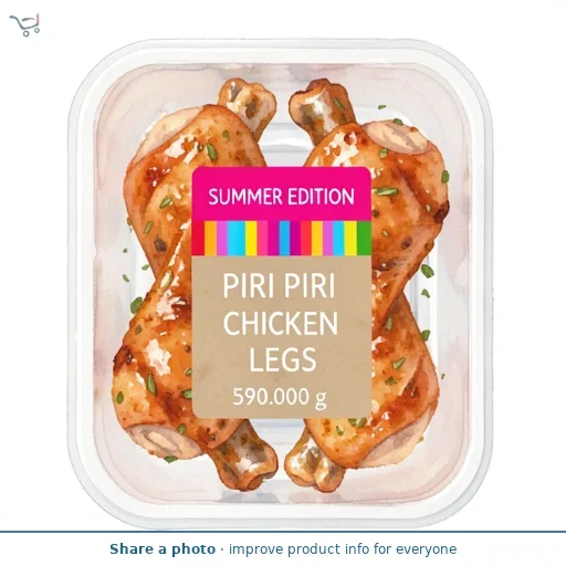Morrisons British Piri Piri Chicken Legs 590g