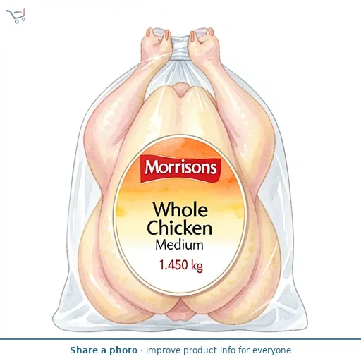 Morrisons Whole Chicken Medium 1.45kg
