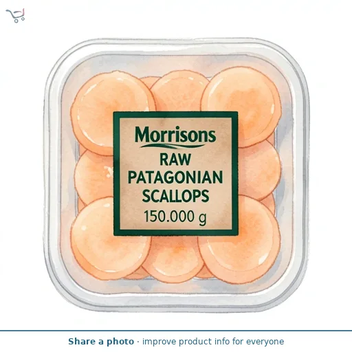 Morrisons Raw Patagonian Scallops 150g