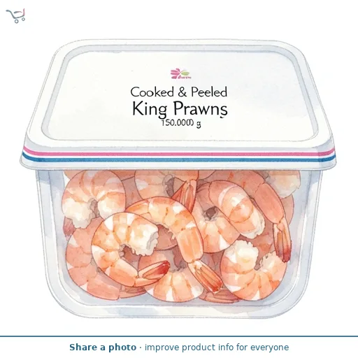 Morrisons Cooked & Peeled King Prawns  150g