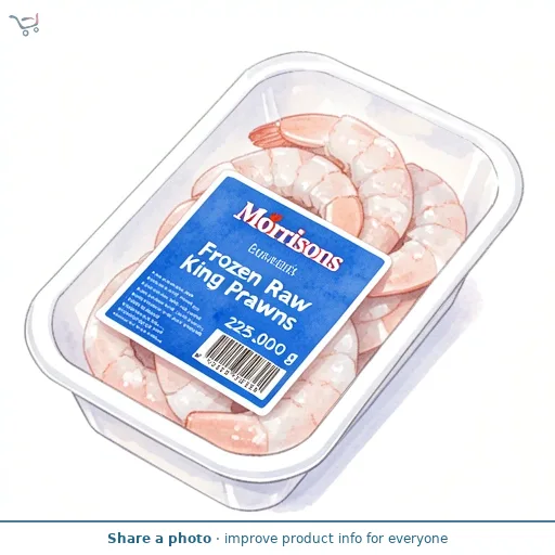 Morrisons Frozen Raw King Prawns 