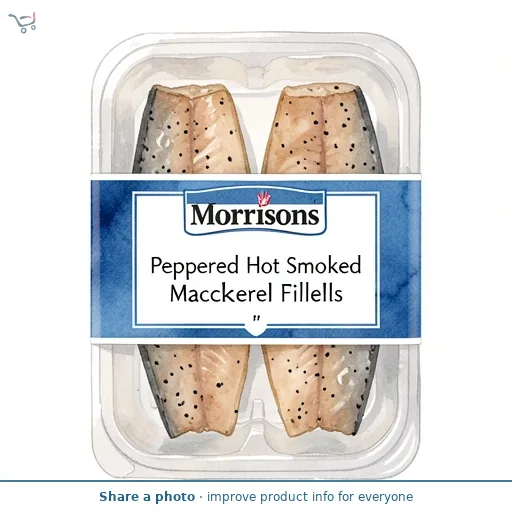 Morrisons Peppered Hot Smoked Mackerel Fillets