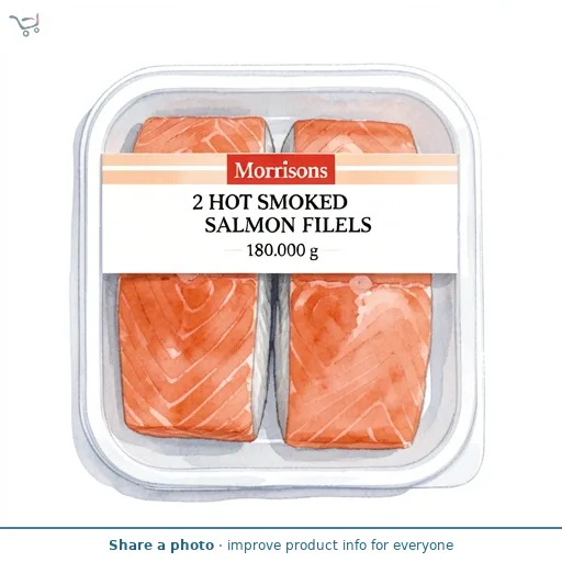 Morrisons 2 Hot Smoked Salmon Fillets 
