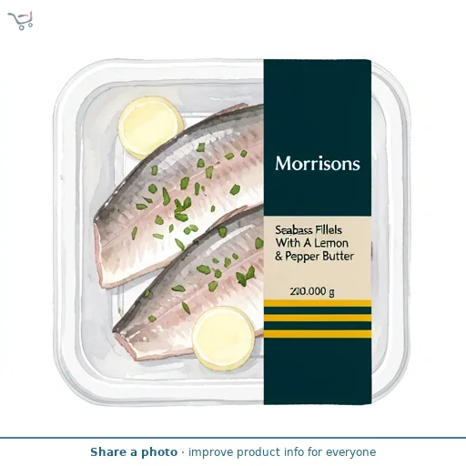 Morrisons Seabass Fillets With A Lemon & Pepper Butter 