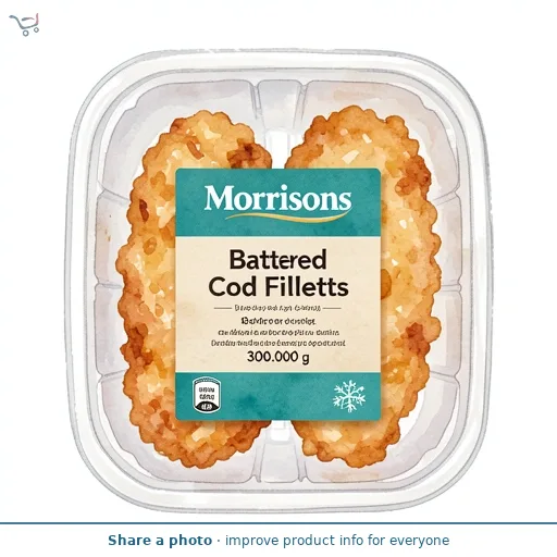 Morrisons Battered Cod Fillets