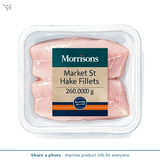 Morrisons Market St Hake Fillets 260g