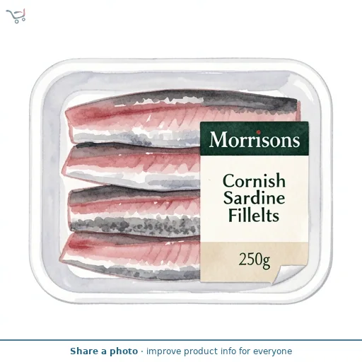 Morrisons British Cornish Sardine Fillets 250g