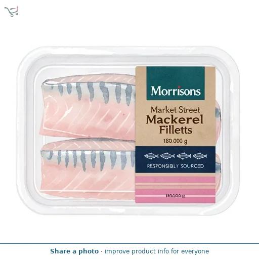 Morrisons Market Street Mackerel Fillets 180g