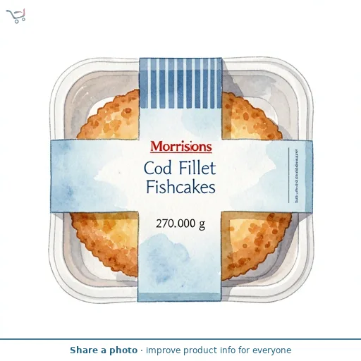 Morrisons Cod Fillet Fishcakes