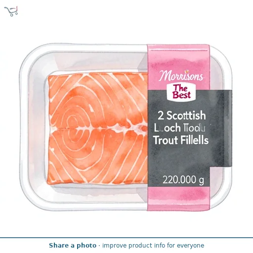 Morrisons The Best Scottish Loch Trout Fillets 2 Pack 220g