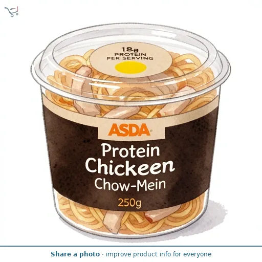 ASDA Protein Chicken Chow Mein 250g