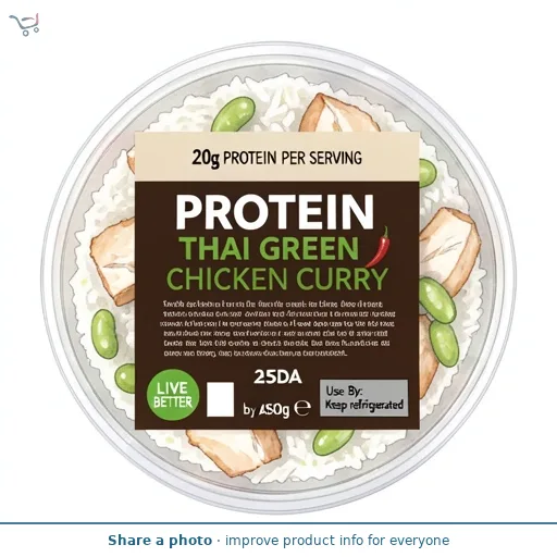 ASDA Protein Thai Green Chicken Curry 250g