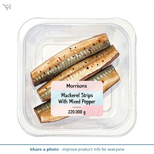 Morrisons Scottish Mackerel Strips With Mixed Pepper 220g