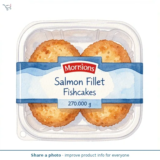 Morrisons Salmon Fillet Fishcakes 