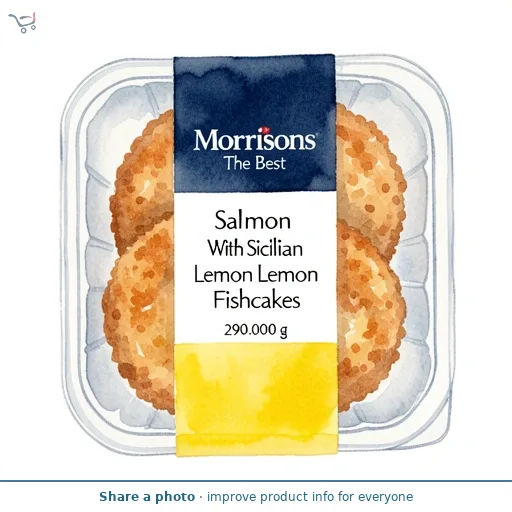 Morrisons The Best Salmon With Sicilian Lemon Fishcakes