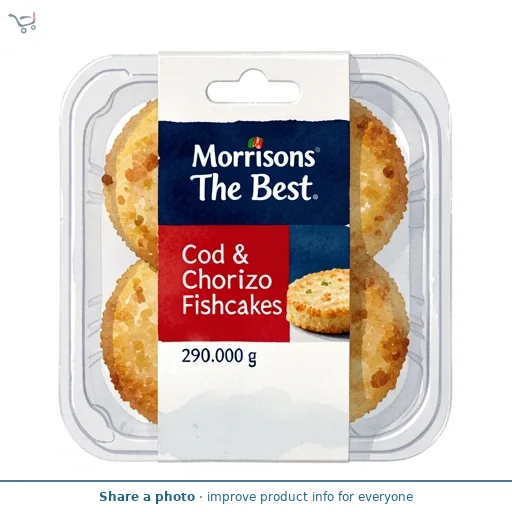 Morrisons The Best Cod & Chorizo Fishcakes
