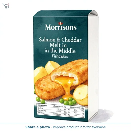 Morrisons Salmon & Cheddar Melt in the Middle Fishcakes