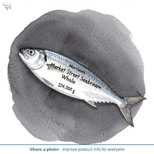 Market Street Whole Seabream  224g