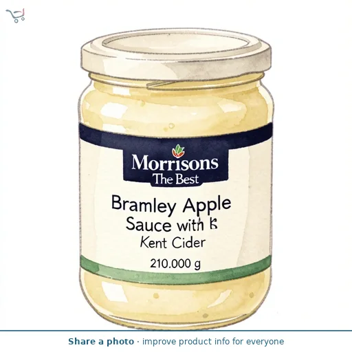 Morrisons The Best Bramley Apple Sauce with Kent Cider