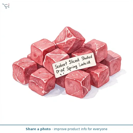 Market Street Scotch Diced Shoulder Of Spring Lamb