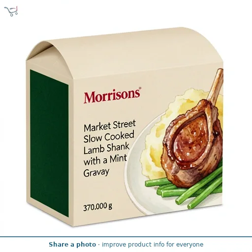 Morrisons Market Street Slow Cooked Lamb Shank with a Mint Gravy 370g