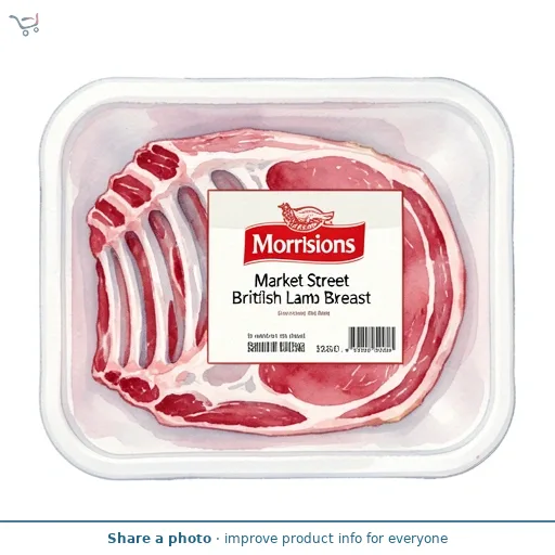Morrisons British Lamb Breast 325g
