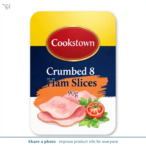 Cookstown Crumbed 8 Ham Slices 90g