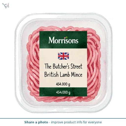 Morrisons The Butcher's on Market Street British Lamb Mince 454g