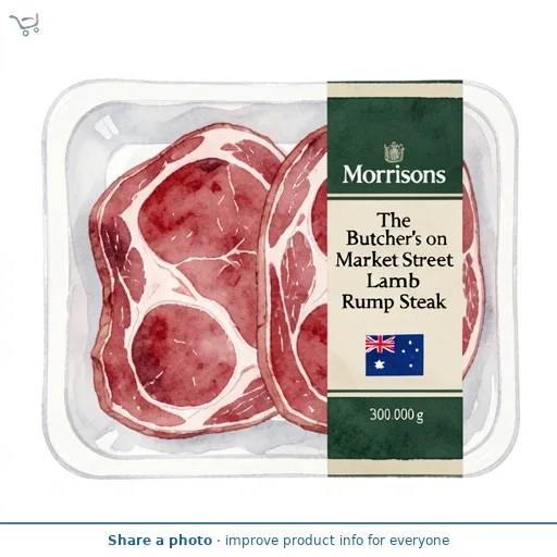 Morrisons Lamb Rump Steak 300g