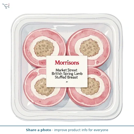 Morrisons British Spring Lamb Stuffed Breast 340g