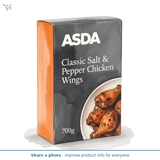 ASDA Classic Salt & Pepper Chicken Wings 700g