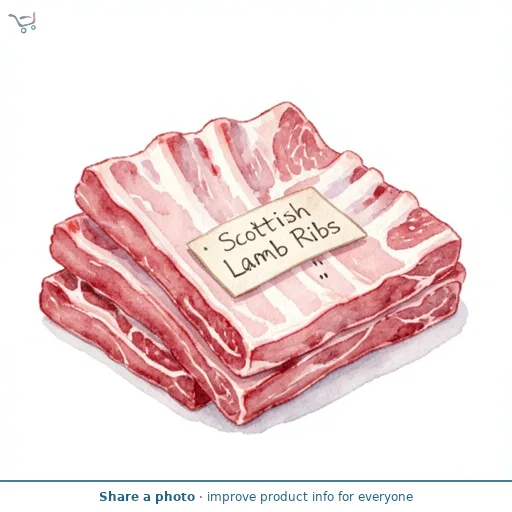 Morrisons Scotch Lamb Ribs 500g