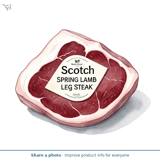 Morrisons Scotch Spring Lamb Leg Steak 405g