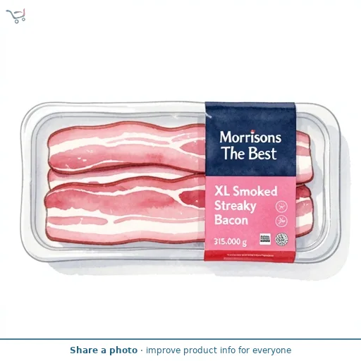 Morrisons The Best XL Smoked Streaky Bacon 