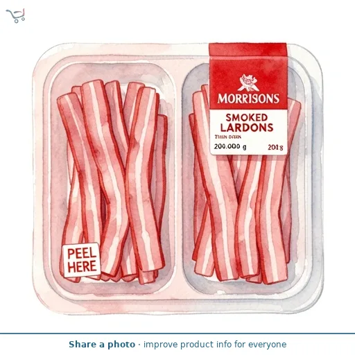 Morrisons Smoked Lardons