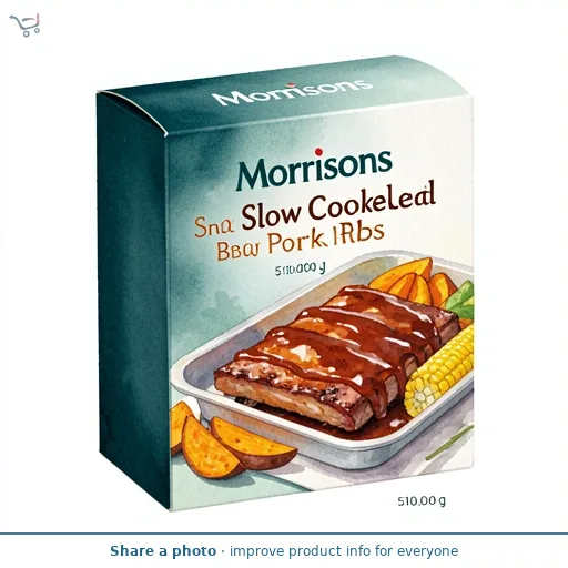 Morrisons Slow Cooked Smoky BBQ Pork Ribs 