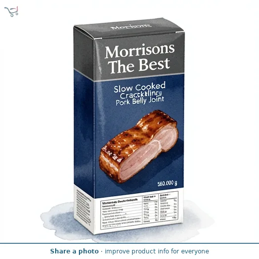 Morrisons The Best Slow Cooked Crackling Pork Belly Joint