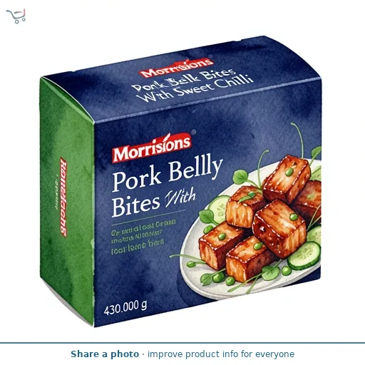 Morrisons Pork Belly Bites With Sweet Chilli 430g