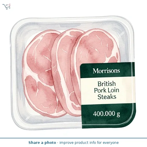 Morrisons British Pork Loin Steaks 400g