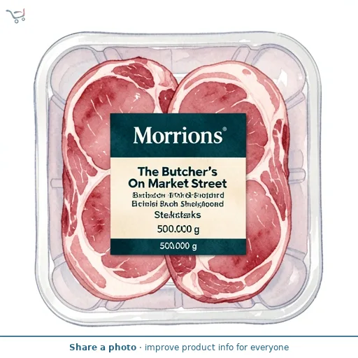 Morrisons British Pork Shoulder Steaks 500g