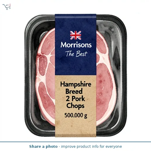 Morrisons The Best Hampshire Breed 2 Pork Chops