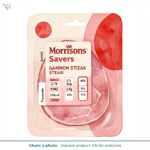 Morrisons Savers Smoked Gammon Steaks 