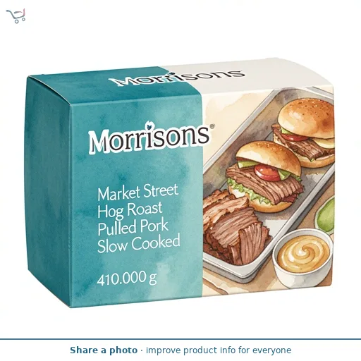 Morrisons Market Street Hog Roast Pulled Pork Slow Cooked 410g