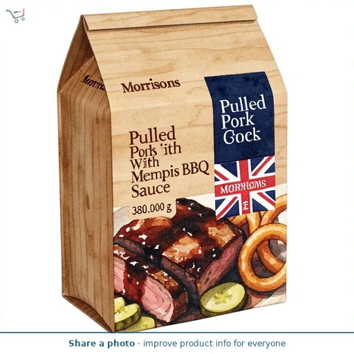 Morrisons Pulled Pork With Memphis BBQ Sauce