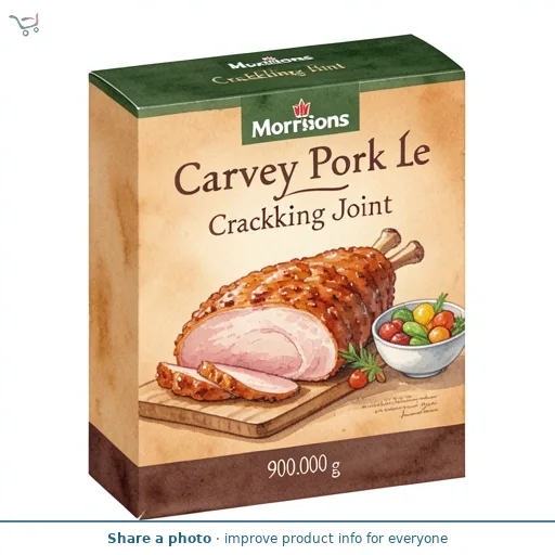 Morrisons Carvery Pork Leg Crackling Joint 900g