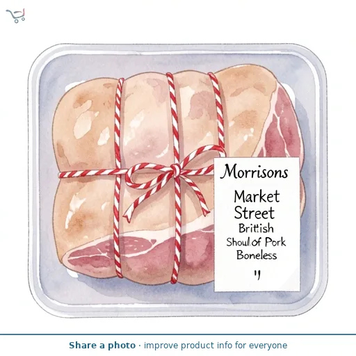 Market Street British Shoulder Of Pork Boneless