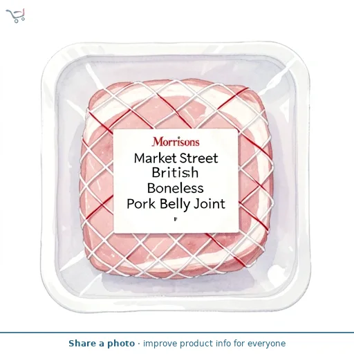 Market Street British Boneless Pork Belly Joint