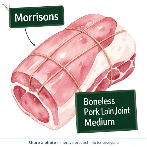 Morrisons Boneless Pork Loin Joint Medium