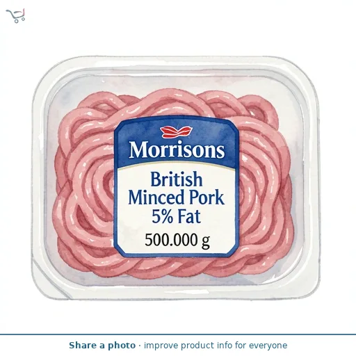 Morrisons British Minced Pork 5% Fat